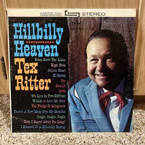 HILLBILLY HEAVEN TEX RITTER/CAPITOL REC Shrink Org Inn Outer Rec Sleeve